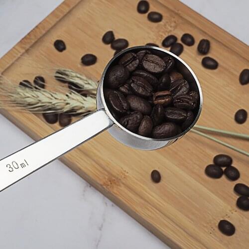 2/4 Pc Stainless Steel Measuring Spoon Coffee Scoop 15ml Flavouring Tablespoon Kitchen Accessories Home Measuring Spoons 618