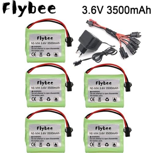 3.6V 3000mah upgraded 3500mah NiMH Battery For Rc toys Car RC Tanks RC Trains Robot Boat Gun Ni-MH AA 3.6v Rechargeable Battery