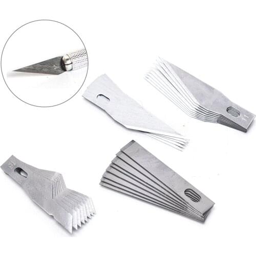 8PCS/5PCS Tool Stainless Steel Engraving Knife Blades Craft Wood Carving Knife Blades