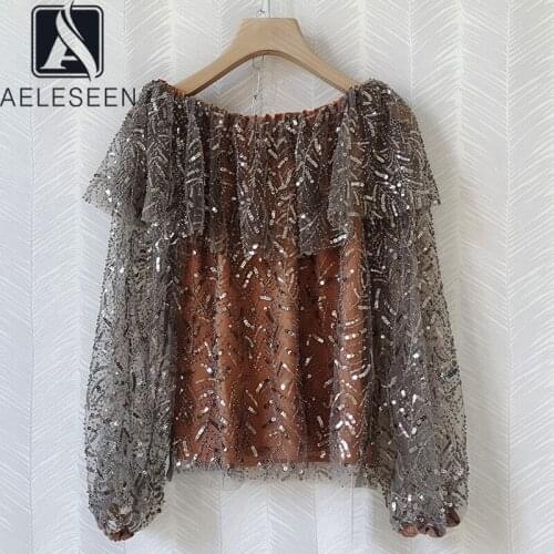 Блузки с вышивкой AELESEEN China At AliExpress