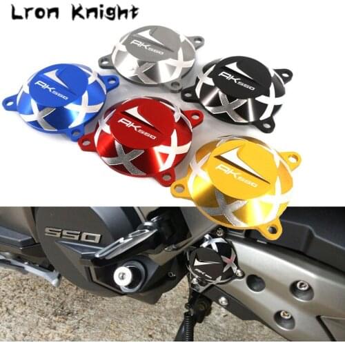 For KYMCO AK550 AK 550 2017 2018 Motorcycle Accessories CNC Aluminum Frame Hole Cover Front Drive Shaft Cover Guard protector