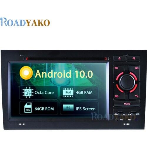 Android 10.0 Auto Car Radio DVD Player For AUDI A4 S4 2002-2008 Stereo Autoradio Car Navigation GPS магнитола Video player 2 Din