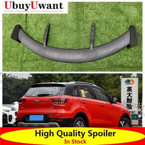 UbuyUwantFor KIA KX3 HatchBack 2014 - 2019 Car Tail Wing Decoration Carbon Fiber / FRP Rear Trunk Spoiler Car Styling