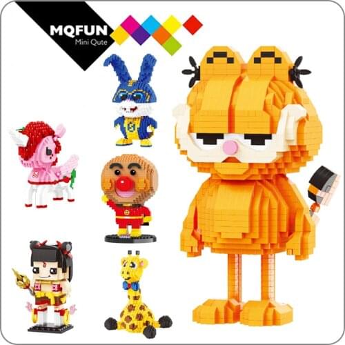 Balody cartoon Anime joker animal koala panda figure Micro Diamond Building Blocks bricks 3D DIY assembly model educational toy