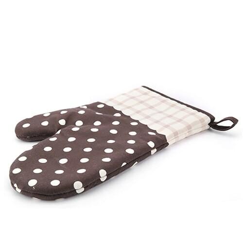 One Piece Anti-skip Printing Oven Mitt Heat Resistant Protector Kitchen Holder Glove