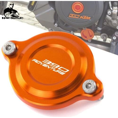 390Adventure Rear Orange Motorcycle Engine Oil Filter Cover Cap For KTM 390 Adventure 2020 Motorbike Oil Filter Cover Cap