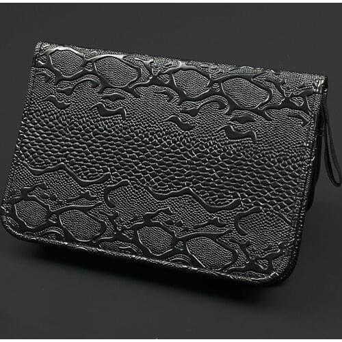 Professional hair scissors leather bag Hair Scissors Case Barber Salon Holster Pouch Big Space Hairdressing Storage Tool