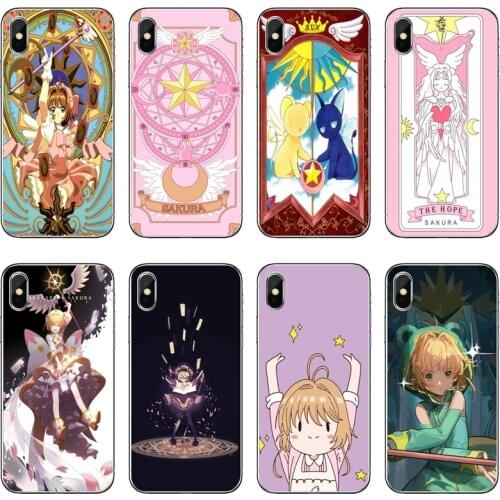 Anime Cardcaptor Sakura Accessories Phone Case For Huawei P40 P30 P20 Pro P10 P9 Lite Y5 Y6 Y7 Y9 P Smart Plus 2018 2019