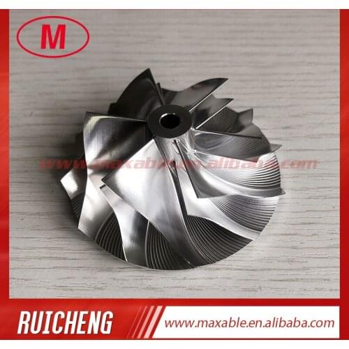 CT26 53.11/70.98mm 6+6 blades high performance Turbo aluminum 2618/milling/Billet compressor wheel
