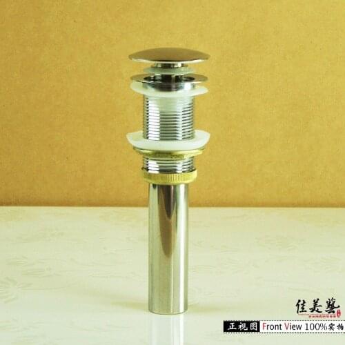 Factory Straight-haired Meijia Sewer Zinc Alloy Bounce Sewer Art Washbasin Sewer Face Basin Dewatering 1