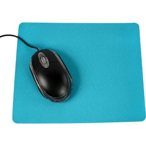21.5 x 17.5cm Mouse Pad Gaming PC Laptop Mouse Pad Anti-Slip Solid Color Rectangle Mat alfombrilla raton коврик для мыши