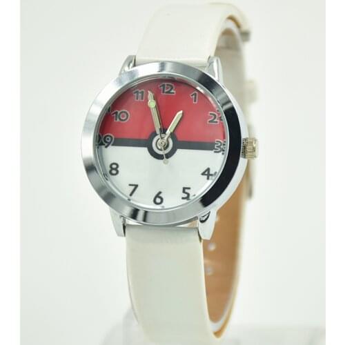 Fashion childrens cartoon pokemon luminous pointer belt watch Christmas gift watch