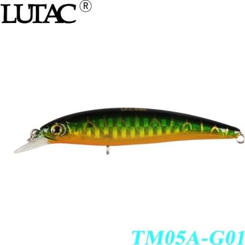 Professional LUTAC Minnow hard bait 115mm 25g floating artificial Jerkbait Quality hook depth 2.5m