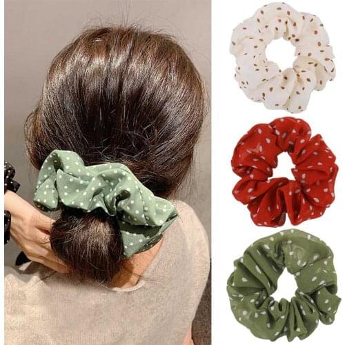 IFMIA Cute Fashion 14 Colors Elastic Hair Band Scrunchies Headbands For New Women Hair Ties Accessories Ponytail Holder Female