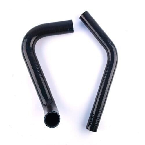 BLACK For Chevrolet Chevy Truck 60 61 62 Silicone Coolant Radiator Hose Kit
