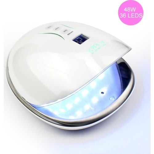 UV LED Lamp 48W X9 Plus Nail Dryer For Curing Gels LCD Disply Color backlight Logo 36 Leds Nail Art Tool