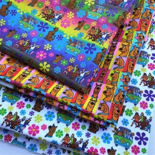 Half yard 45*140cm cartoon movie character Tissue Kids Home Textile polyester cotton fabric mask 1059