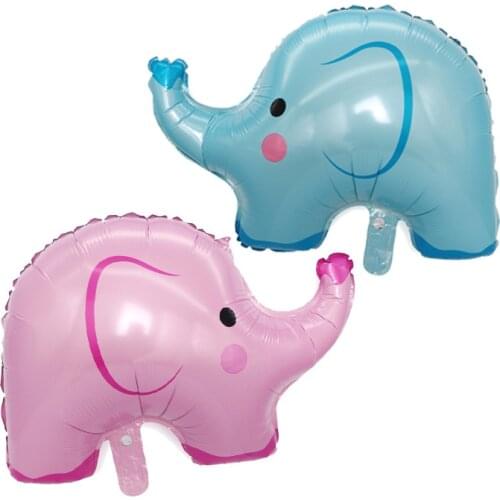 Elephant balloon cartoon toy balloon baby birthday party wedding decoration aluminum film balloon wholesale