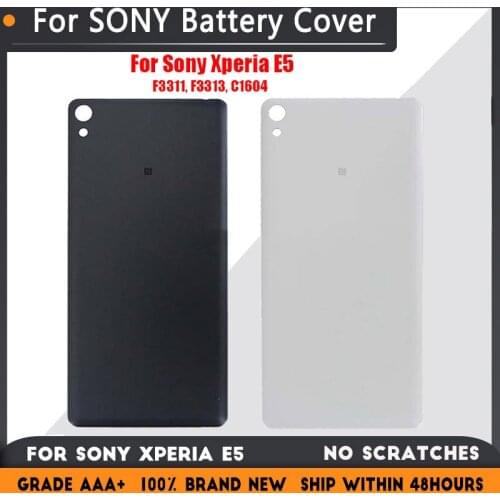 Back Battery Cover Door For Sony Xperia E5 F3311 F3313 C1604 With repair parts,For Sony Xperia E5 Housing Rear Replacement