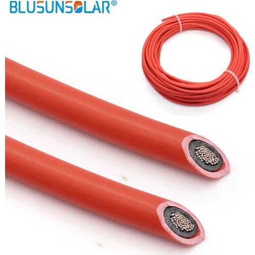 100m/roll 2.5mm sq (14 AWG) Photovoltaic high quality Cable for PV Panels Connection/ PV Cable With UV Approval