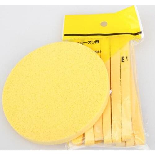12pcs/bag Facial Cleansing Sponge Puff Compressed Cosmetic Sticks Tools