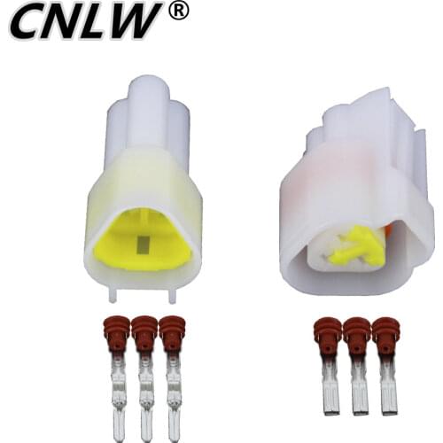 3 Pin Waterproof Electrical Wire Connector DJ7031Y-2.3-11/21 Male and Female Automobile Connector 3P