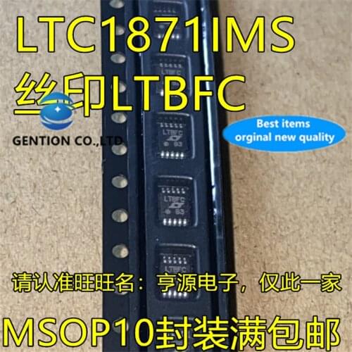 5Pcs LTC1871 LTC1871IMS Silkscreen LTBFC MSOP10 Switch controller chip in stock 100% new and original
