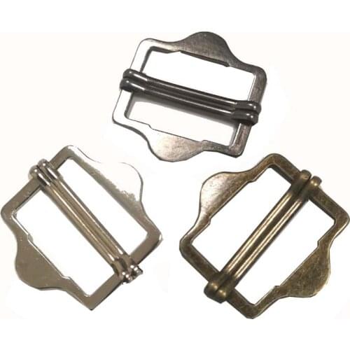 50pcs/lot 31mm 1.2 inch metal alloy buckle double slide adjustable pin buckle nickle/black/bronze free shipping 2016090702