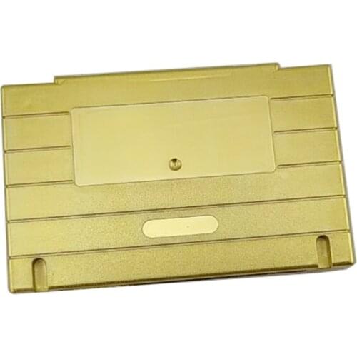 50 pcs a lot 16 bit Game Cartridge Gold-plated Replacement Plastic card Shell for S-N-E-S game Console US /JP /EU Version