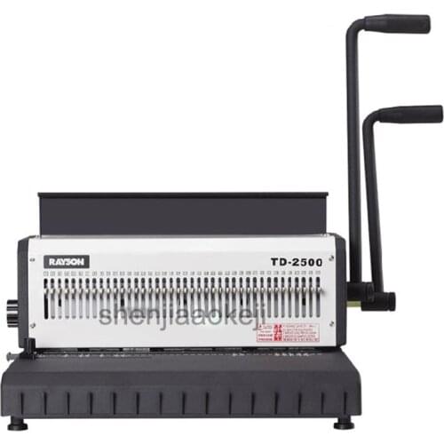 A4 Manually Double handle Wire Binding Machine Iron ring binder Bookbinding Machine Wire Book folder Binding Machine 1pc