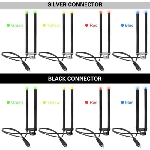 Aluminium Alloy Windproof Stick with LED Light Bite Alarm Windshield Bar Windproof Fishing Rod Connector Carp Fishing Tackle