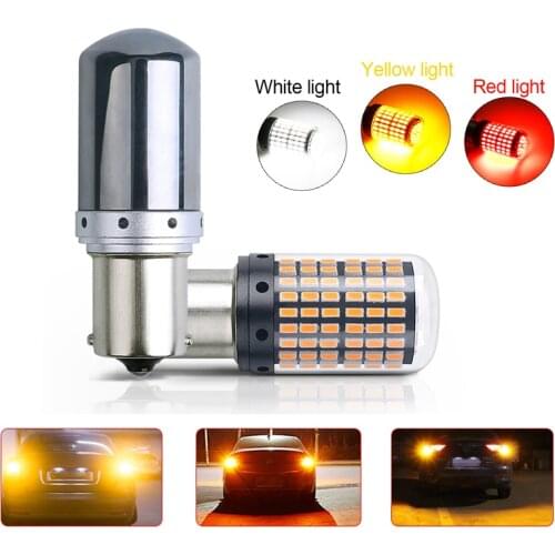 High Power Car Led Light Canbus For Auto Brake Lamps Stop Signal Bulbs 1156 BAU15S 1157 BAY15D P21w 7440 7443 W21W 12-15v Diode