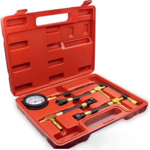 Car Fuel Pressure Gauge Test Fuel System Injection Pressure Instrument Tool Gasoline Pressure Gauge