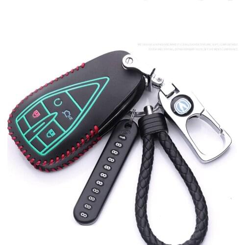 Car Styling, Leather key chain ring cover case holder For CHANGAN CS35PLUS CS55PLUS CS75PLUS CS85 CS95 Hunter UNI-T