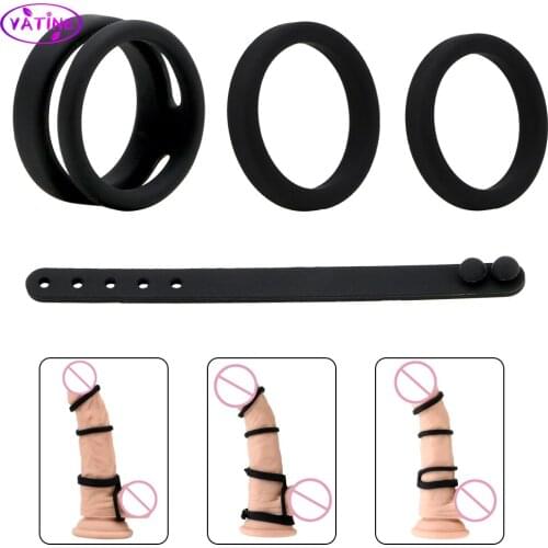 VATINE Erotic Sex Toys Penis Ring Cock Ring Sex Mashine Adult Toy Masturbator For Man Stapon Penis Enlargement Chastity Cage