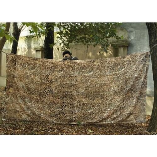 Camouflage Netting Leaves Camo Net Hide Cover Fruit Building Blinds