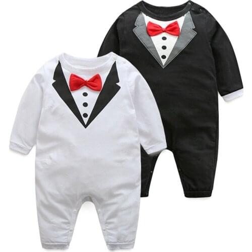Baby boy Rompers Long Sleeves 100% Cotton Baby boy clothing Printed Newborn Clothes toddler jumpsuits new born one piece