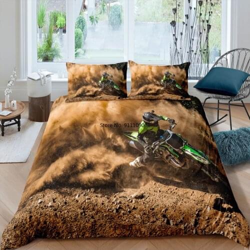 10 Style Sports Racing Motorcycle Cars Print 3d Bedding Set Boys Quilt Covers Youthful Racer Bed Lines Twin Size Quilt 200x200