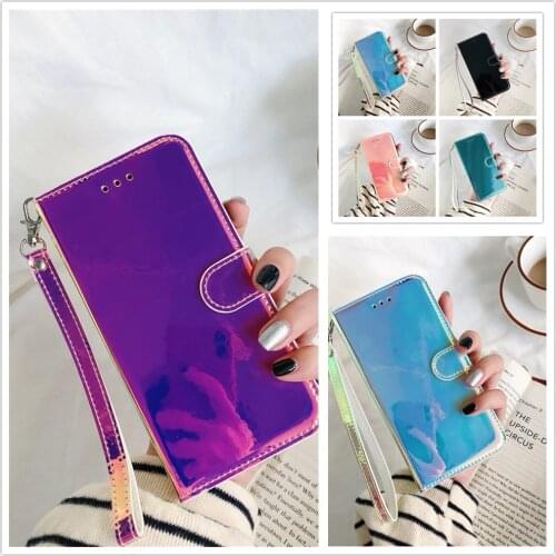 3D Mirror Leather Phone Case na For OPPO Realme 8 7 7i 5 5S 6i 5i 6 Pro C21 C20 C17 C15 C12 C2 C1 Wallet Stand Flip Case Cover