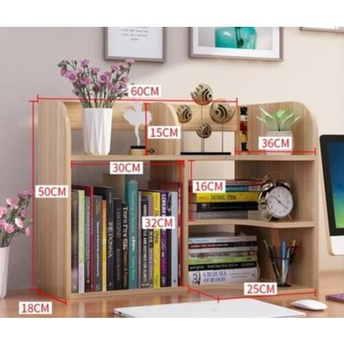 Multipurpose Desk commodity shelf Household bookcase Desk bookshelf Portable Storage Rack
