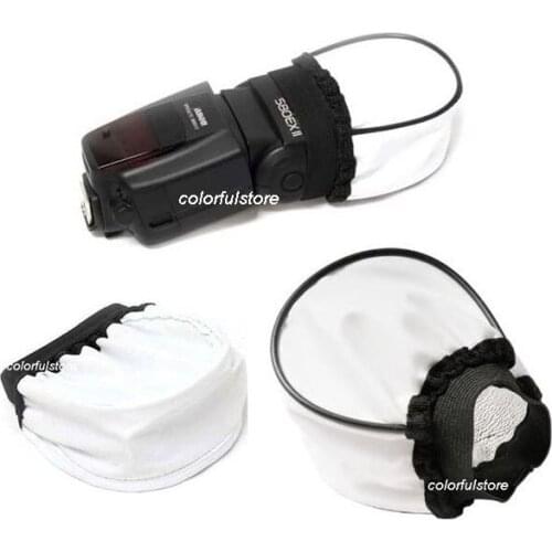 Cloth Soft Bounce Flash Flashes Diffuser Cover for Speedlite Speedlight 430EX 580EX SB600 SB800 SB900 Pentax Olympus Canon Nikon