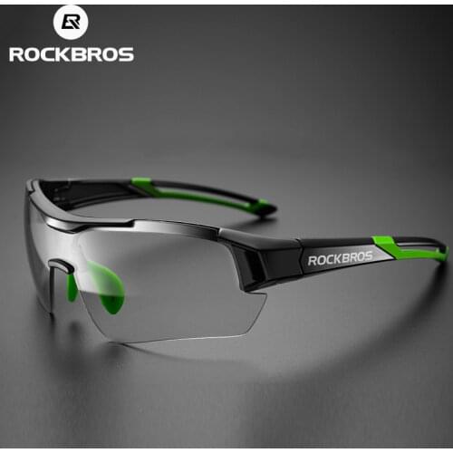 ROCKBROS Photochromic Cycling Sunglasses Bike Glasses Eyewear UV400 Polarized MTB Road Bicycle Goggles Women Men Outdoor Sports