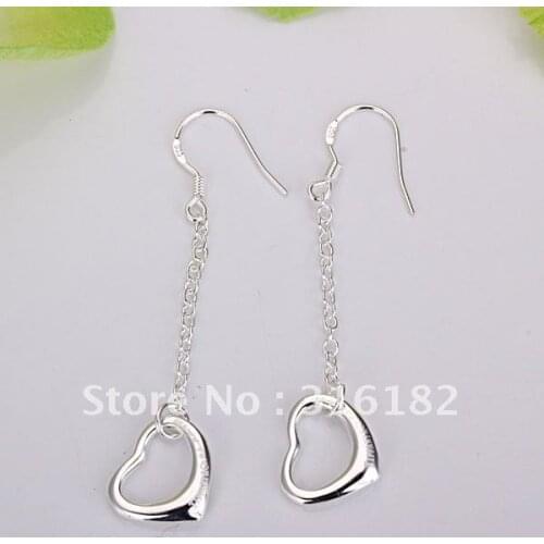 Wholesale fashion jewelry Earrings , M925 Silver color Earrings . Nice Jewelry. Good Quality E41