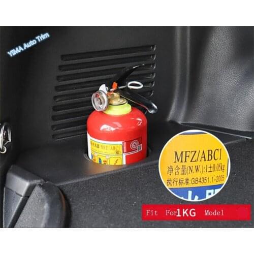Lapetus Car Styling Plastic Fire Extinguisher Holder Case Cover Trim 1 Pcs Fit or TOYOTA RAV4 RAV 4 2014 2015 2016 2017 2018