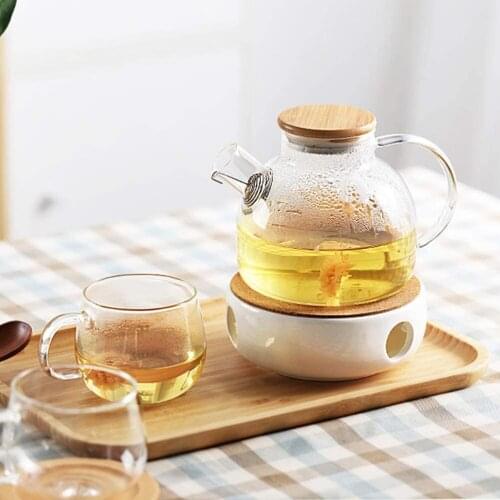 Warm Tea Stove Candle Heating Coffee Milk Warmer Candlestick Teapot Holder Base Shelf Ceramic Heater Teaware Accessories #20