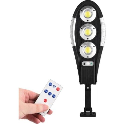 LED Solar Street Lights Human Body Induction Wall Lamp Energy-saving Remote Control for Garden Courtyard Night Market