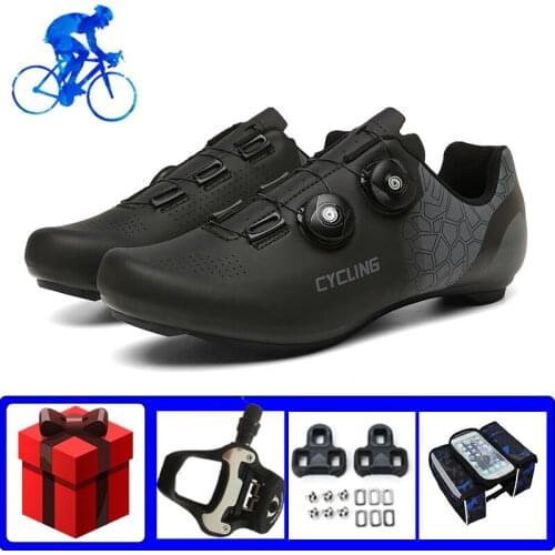 Sapatilha Ciclismo Unisex Cycling Shoes Add Pedals Breathable Self-locking Road Bike Footwear Wear-resistant Bicicleta Triatlon