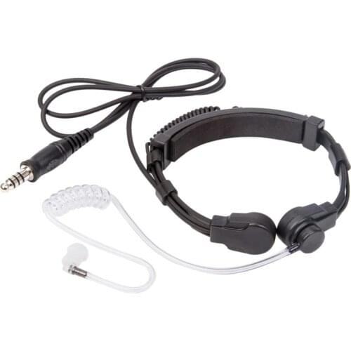 Top Throat Mic,for Motorola TLKR T80 T60 T5 T6200 Walkie Talkie Neck Throat Mic Earpiece Radio Headset