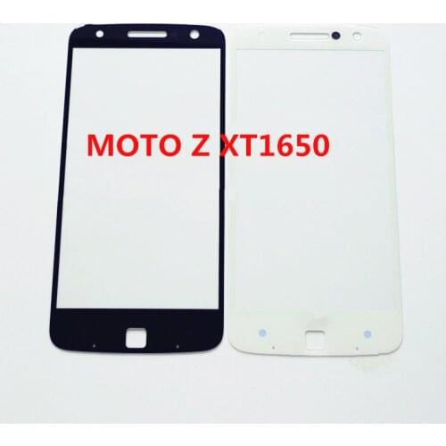10pcs/lot Outer Glass Lens Front LCD Touch Screen Panel For Moto Z XT1650 Touch Panel Replacement Parts