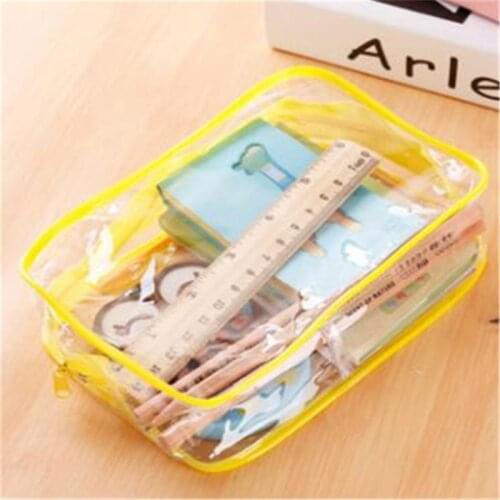 Waterproof Transparent PVC Cosmetic Bag Women Make Up Case Travel Clear Makeup Beauty Wash Organizer Bath Toiletry Storage Kit